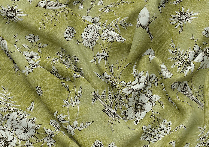 Finch Toile, Willow - Made to Measure Curtains - Image 4